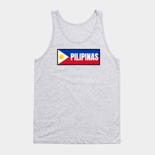 Pilipinas in Philippine Flag Tank Top